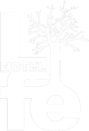 Logotipo Hotel Life Blanco x