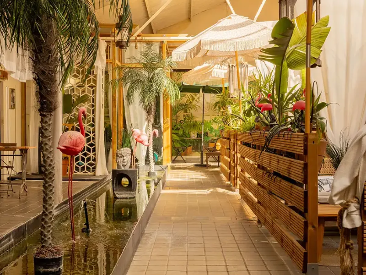 Zona comun hotel natura life gran via madrid